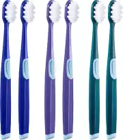Extra Soft Toothbrushes for Adults - 10000 Micro Nano Bristles for Sensitive