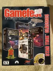 Gamefest - 4 Star Trek Classics - + Demo Disc -[BIG BOX]- (PC,2001)