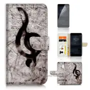 Music TPU Phone Wallet Case Cover For Nokia 2.2 / 3.2 / 4.2 / 6.2 / 7.2 - 40066