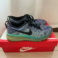 在飛比找蝦皮購物優惠-【二手球鞋】Nike Flyknit Air Max 紫綠編