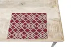 Set Of 4 Pieces Tablecloth Red American cm40x30 Cotton Christmas Placemat