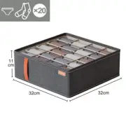Stylish Drawer Organizer for Underwear, Socks, and Bras - Stay Tidy!