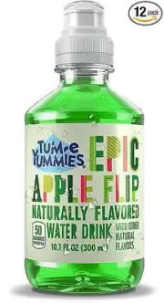 Tum-e Yummies Naturally Flavored Water Drink for Kids-Pack of 12