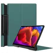 For Lenovo Yoga Pad Pro 13 Inch Yf K606f Leather Case- Dark Green