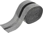 uxcell Iron-on Instant Hem Tape, 6 Yard No Sew Hemming Tape for Pants Washable Hem Adhesive Fabric Strips 2 Inch Fit for Clothes Curtain Pant Mouth - (1 Pack, Black)