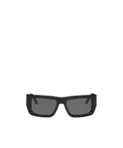 Off-White Rectangular Frame Sunglasses 53 Gray