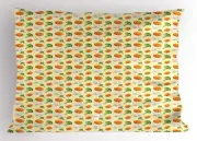 Vegetable Pillow Sham Decorative Pillowcase 3 Sizes for Bedroom Decor