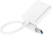 KICHOUSE USB to Video Adapter Converter for PC Laptop and HDTV Easy Operation Supports Primary Extended Mirror Display Backward Compatible Synchronous Audio Video Output