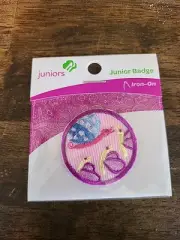 Girl Scouts Junior Social Butterfly Badge Earned Award