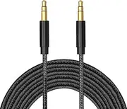 1M / 3.3FT Aux 3.5mm Cable, T Tersely Gold-Plated Auxiliary Audio Cord, Nylon Braided Male to Male for Headphones,Car Home Stereos,Speaker,iPhone,iPad,iPod,Samsung Smart Phones,Sony,Tablets & More