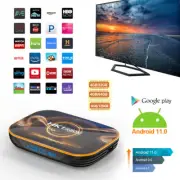 128G HK1 H96 4K Android 11.0 5G WIFI BT Quad Core TV BOX Media Streamer US Stock