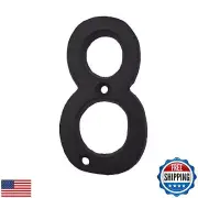 House Numbers- 3 Inch Solid Cast Iron Home Address Number or Mailbox Numbers,