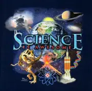 NEW SCIENCE IS AWESOME-Physics Chemistry Biology Astronomy Dinosaur Kids T shirt