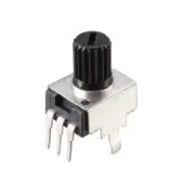 Carbon Film Potentiometer ,5K Ohm Variable Resistors Single Turn Rotary 10pcs