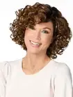 ALANNA WIG JON RENAU SHADED MOCHA or SHADED PEACH SmartLaceMonoTopAllOverCurls