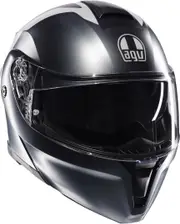AGV Streetmodular Resia Helmet, grey-red, Size 2XL for Men Grey Red