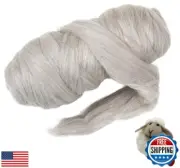 Kondoos Natural Wool Bulk roving, 2 lb. Best Wool for Spinning, arm Knitting,