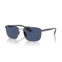 在飛比找momo購物網優惠-【RayBan 雷朋】法拉利聯名款 雙槓太陽眼鏡(RB371