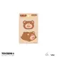 罐頭豬LuLu 豬熊豬羊系列 - 5 x 5 cm 毛絨貼紙 (豬熊)