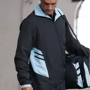 TALENT - Plain Mens Contrast Sports TrackTop