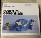 NEW Inflatable Novelty Dorm Chair Blue Color - Room Essentials 38" x 40"