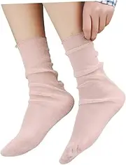 [VALICLUD] Mesh Pile Socks for Women over Knee Stockings Soft and Comfortable Leggings (light)