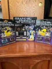 Transformers G1 Soundwave and Cassette Class Walmart Reissue *NEW*