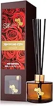 Silk Oil of Morocco Moroccan Rose Amber Reed Diffuser 200 ml, Brown Box