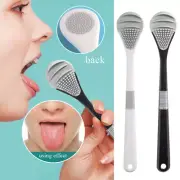 Tongue Cleaner Double Side Tongue Scraper Oral Care Cleaning Tool Oral Hygiene@
