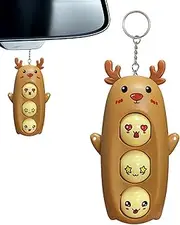 Walopola Face Changing Figures - Cartoon Figure Toys | Cute Expression Changing Ornament for School Bags, Wallets, Car Keys