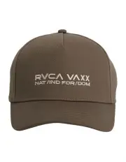 [RVCA] United Pinched Snapback in Chocolate