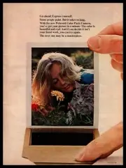 1964 Polaroid Color Pack Camera Film Woman With Cat Photograph Vintage Print Ad