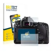 Canon EOS 80D, 2 x BROTECT® HD-Clear Screen Protector, hard-coated Crystal-clear