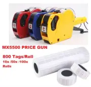AU Price Tag Gun Labeller Pricing Machine Kit MX-5500EOS Labelle and price label
