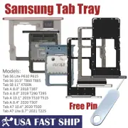 SIM Card Tray MicroSD Holder Slot For Samsung Galaxy Tab A Series A7 S6 Lite S8