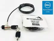 LOT OF 6 -ADJUSTABLE HEAD SWIVEL LAPTOP TWO KEY LOCK #4401 BY BRENTHAVEN