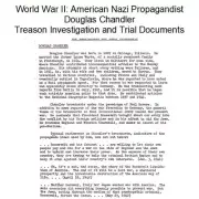 American Nazi Propagandist Douglas Chandler Treason Investigation Docs USB Drive