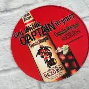 Captain Morgan Spiced Rum Computer Mouse Pad Advertisement Liquor Memorabilia