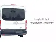 Ford Transit 150 250 350 Van Back Door Chrome Badge Emblem Adhesive 2013 2019
