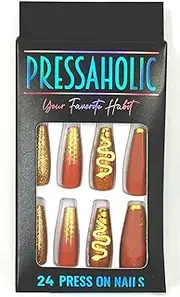 Pressaholic Press On Nails- 24 Press On Nails Style: (Puppetmaster)