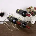 Wine Rack Freestanding Wine Rack 6-9 Bottles Countertop FreeStand Storage Holder