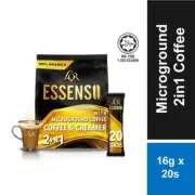 ESSENSO INSTANT COFFEE 2 IN 1 WITH MICROGROUND COFFEE| 16g X 20 STICKS| MALAYSIA