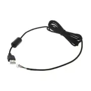 Black Mouse Mice USB Nylon Braided Cable Line Wire For Logitech G500 G500S Parts