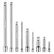 9 PCS Extension Bar Set, 1/4", 3/8", 1/2" Drive Socket Extension Bar Set for ...