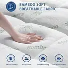 Bamboo Fiber Pillowtop Matress Topper Protector Cover Pad Underlay ALL SIZE