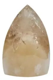 Polished Citrine Crystal Point - Natural Citrine Stone Tower from Brazil #37