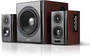 Edifier S350DB Bookshelf Speaker and Subwoofer 2.1 Speaker System Bluetooth v5.1 aptX Wireless Sound for Computer Rooms, Living Rooms and Dens