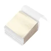 400 Pcs Gold Leaf Sheets 3.5" x 3.5" Foil Sheets for Crafts,Light Golden