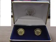 Pair of presidential BARACK OBAMA Air Force One cufflinks-Free Shipping in US