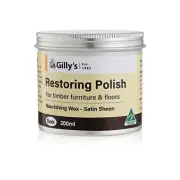 Gilly''s 200ml Dark Restoring Polish Contains No Silicone or Hydrocarbon Solvent